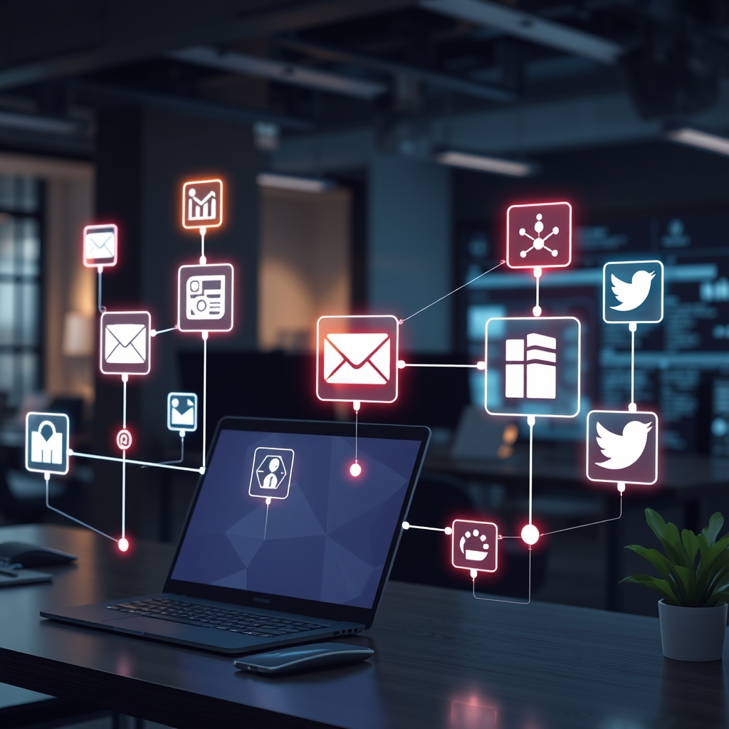 دليل أتمتة المهام الرقمية بدون كود: كيف توفر ساعات من العمل الأسبوعي باستخدام Make و Zapier؟